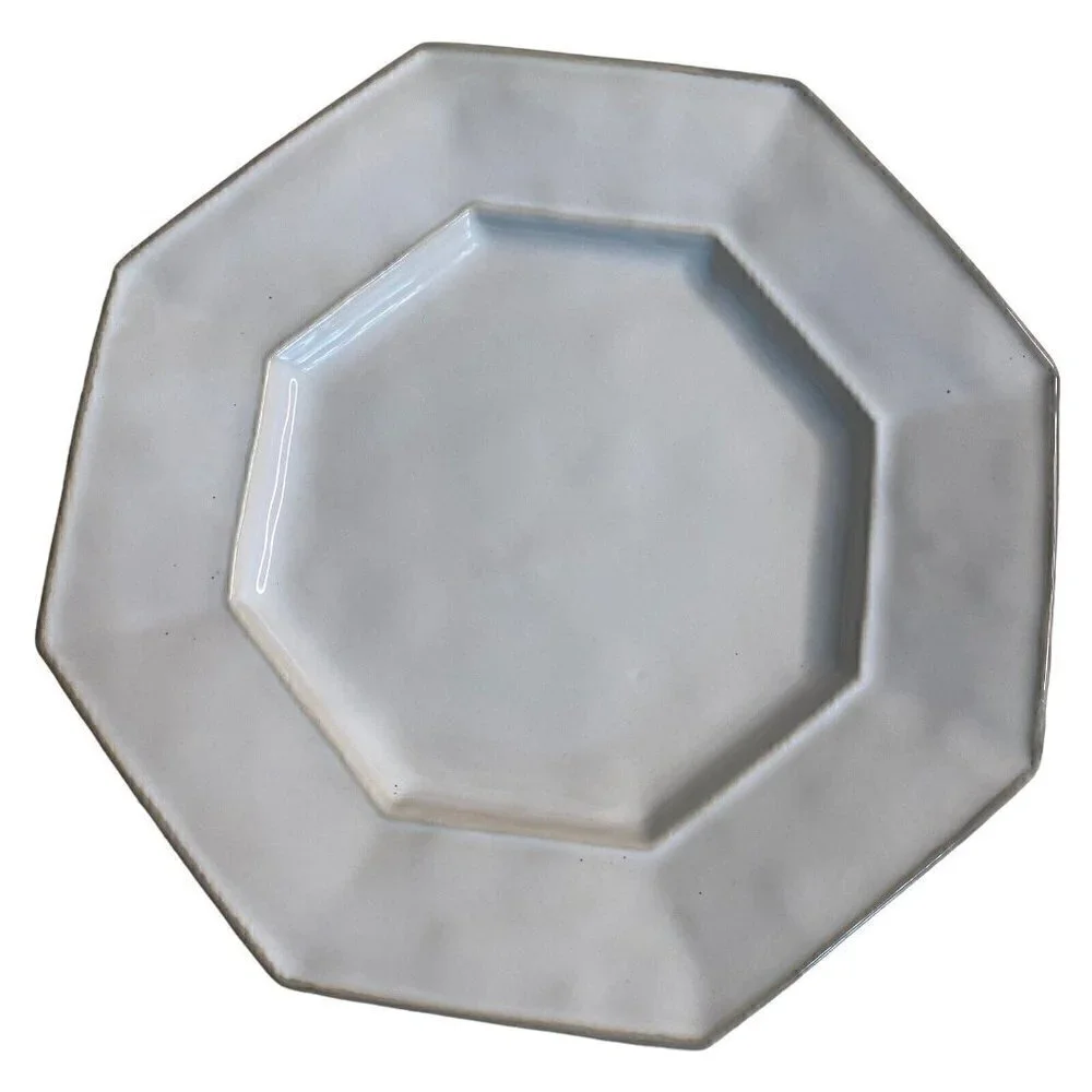 NEW Juliska Whitewash Octagonal Dessert Plate 8.75